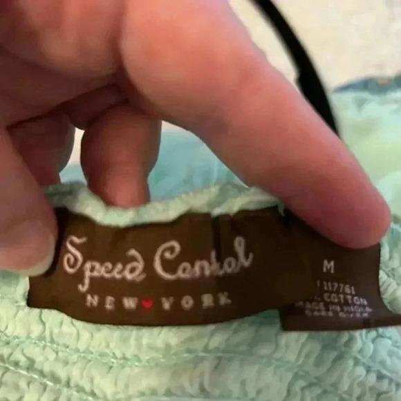 Teal and Aqua Boho Summer  Dress Size M - Picture 5 of 7